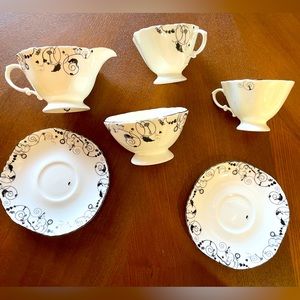 NWT super rare vintage Whittard of Chelsea teaset mad hatter Alice in wonderland